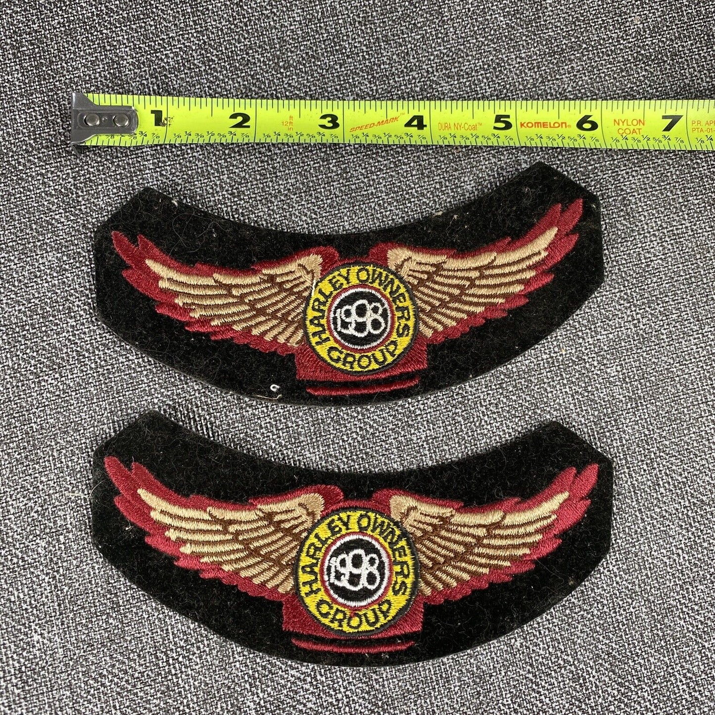 Harley Davidson Motorcycle Harley Owners Group1998 Patches lot of 2
