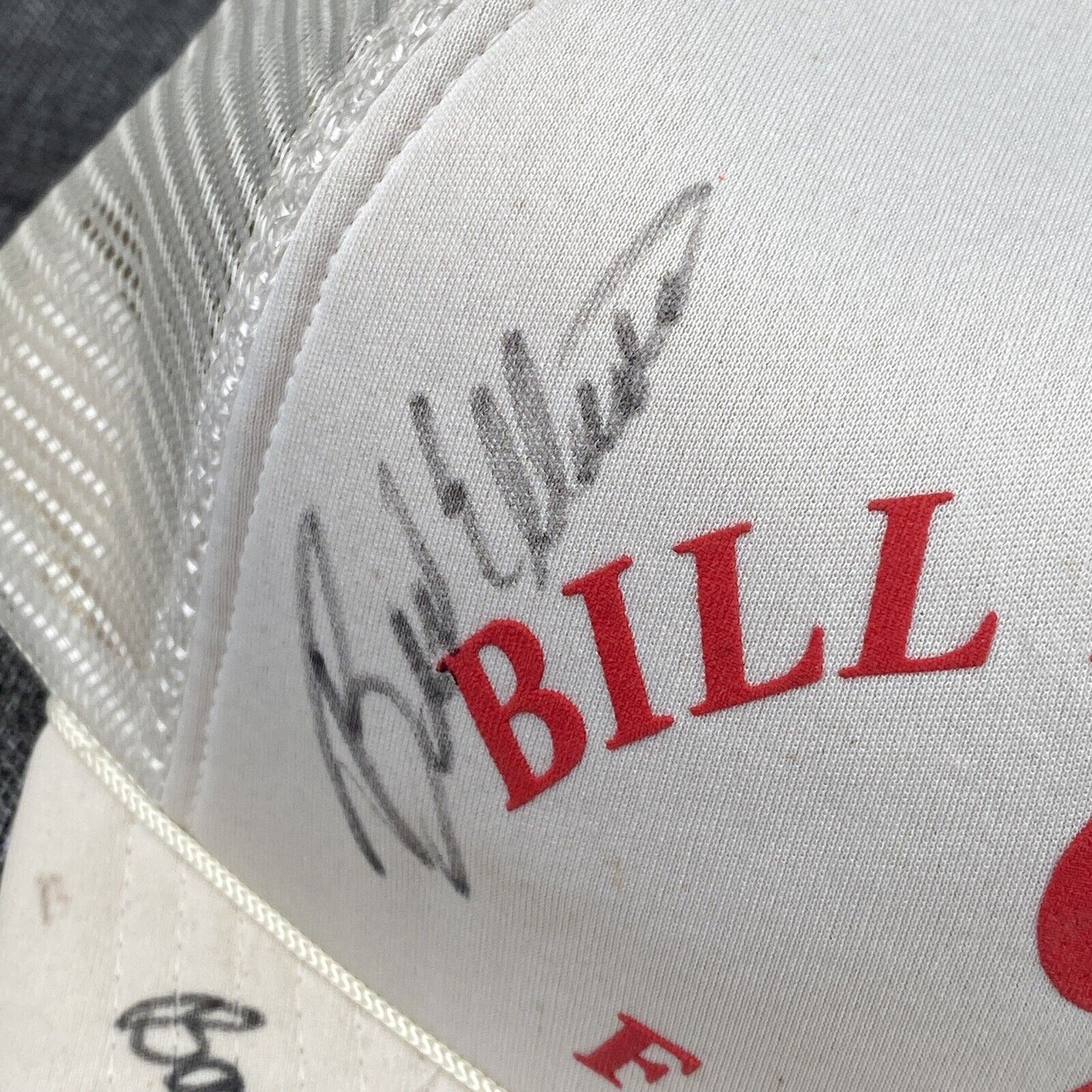 Autographed Bill Elliott, butch Rogers, and more #9 Fan Club Trucker's Hat