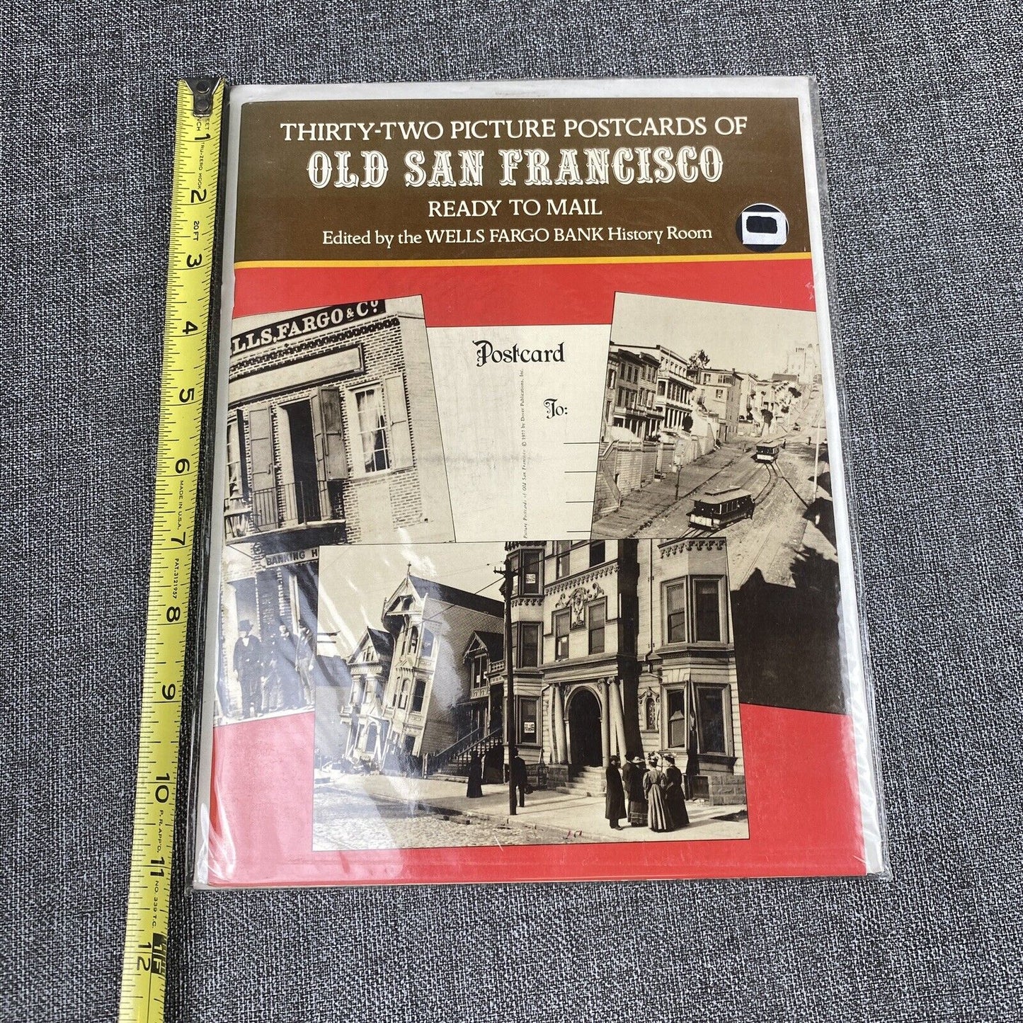 Thirty-Two Picture Postcards of Old San Francisco Wells Fargo Bank Dover 1977
