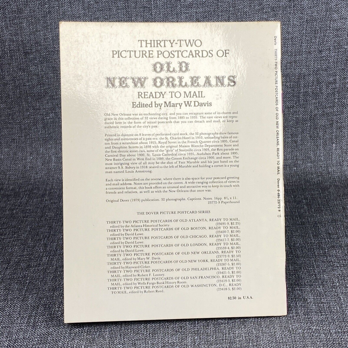 Thirty-Two Picture Postcards of Old New Orleans , ready to mail