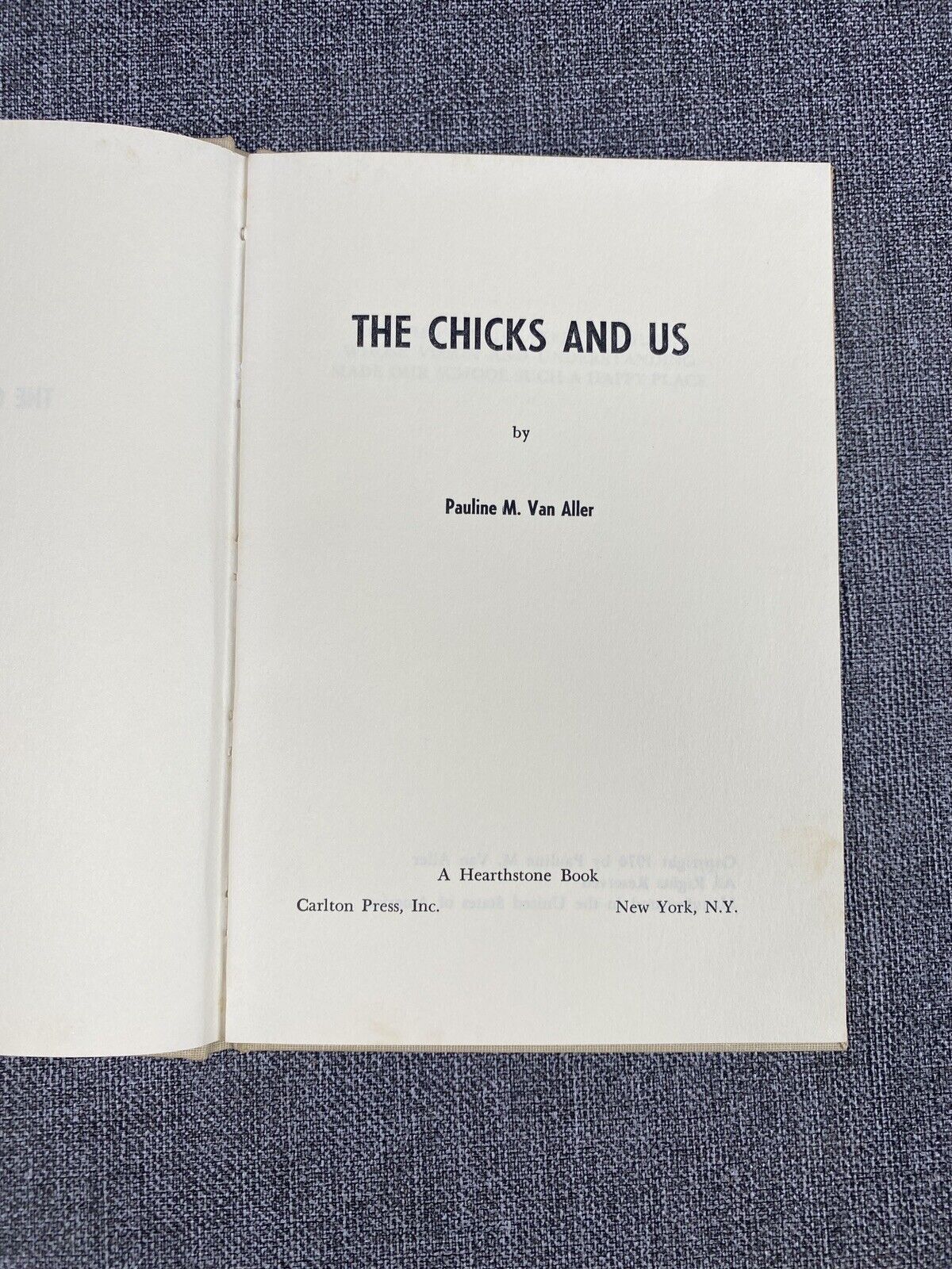 The Chicks and Us by Van Aller , signed by Author