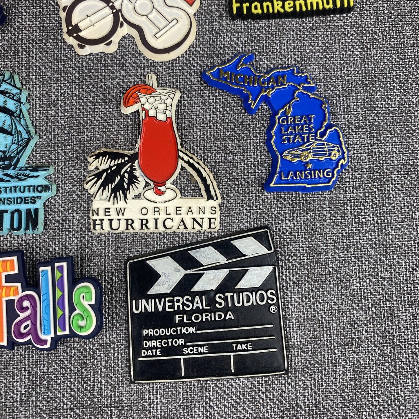 Lot Of 14 Vintage Refrigerator Magnets Travel Animals Kitchen Souvenirs