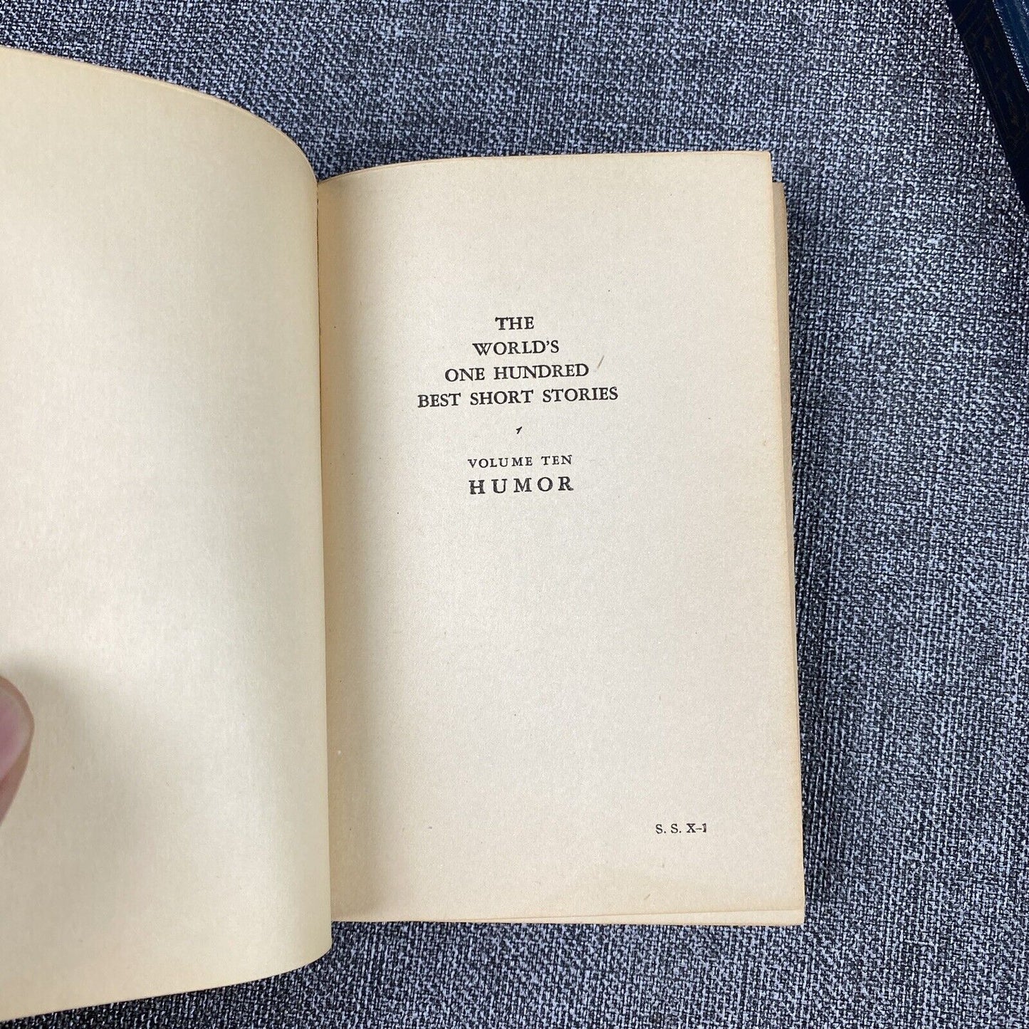 The World's One Hundred Best Short Stories Vol. 2,3,6,7 and 10 published in 1927