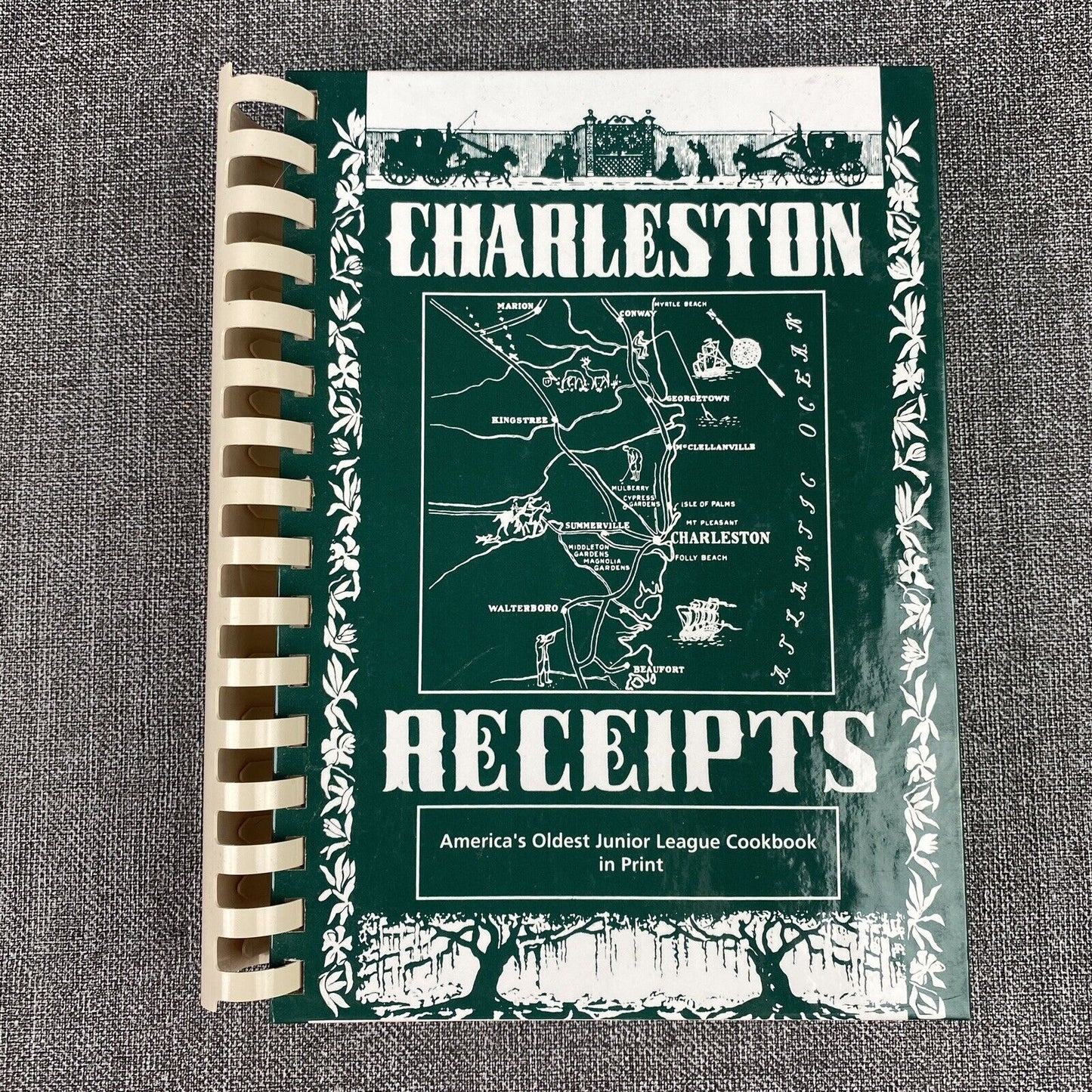 Vintage Junior League of CHARLESTON SOUTH CAROLINA Cookbook Charleston Receipts