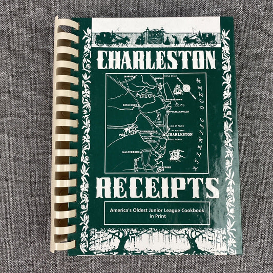 Vintage Junior League of CHARLESTON SOUTH CAROLINA Cookbook Charleston Receipts