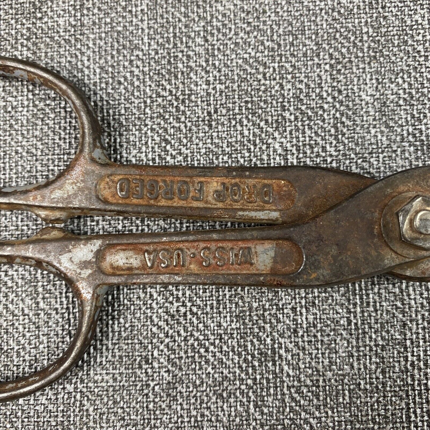 Pair of Vintage Snips Scissors Forged Steel Wiss + other