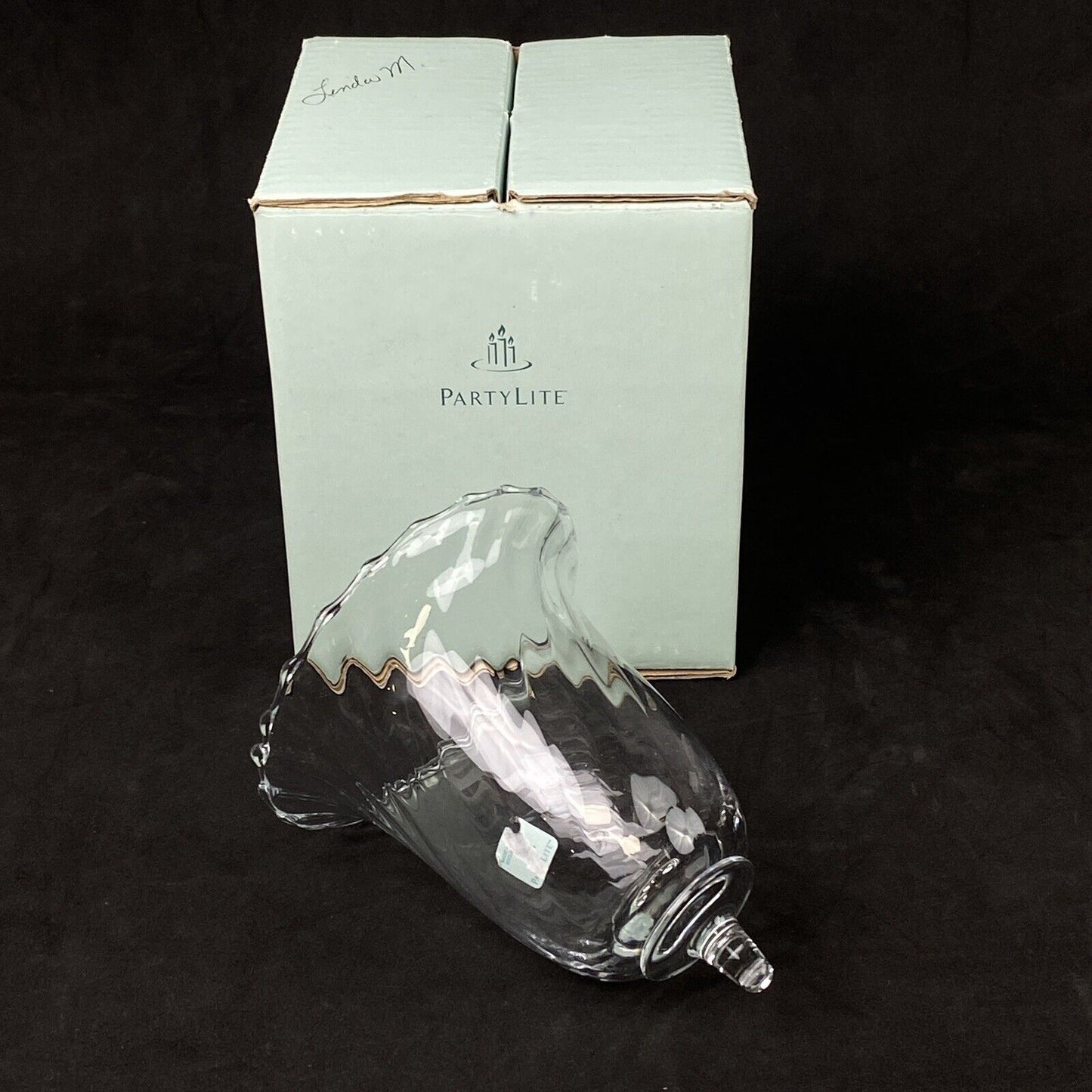 Partylite Souloquy Glass Only p0468 NEW