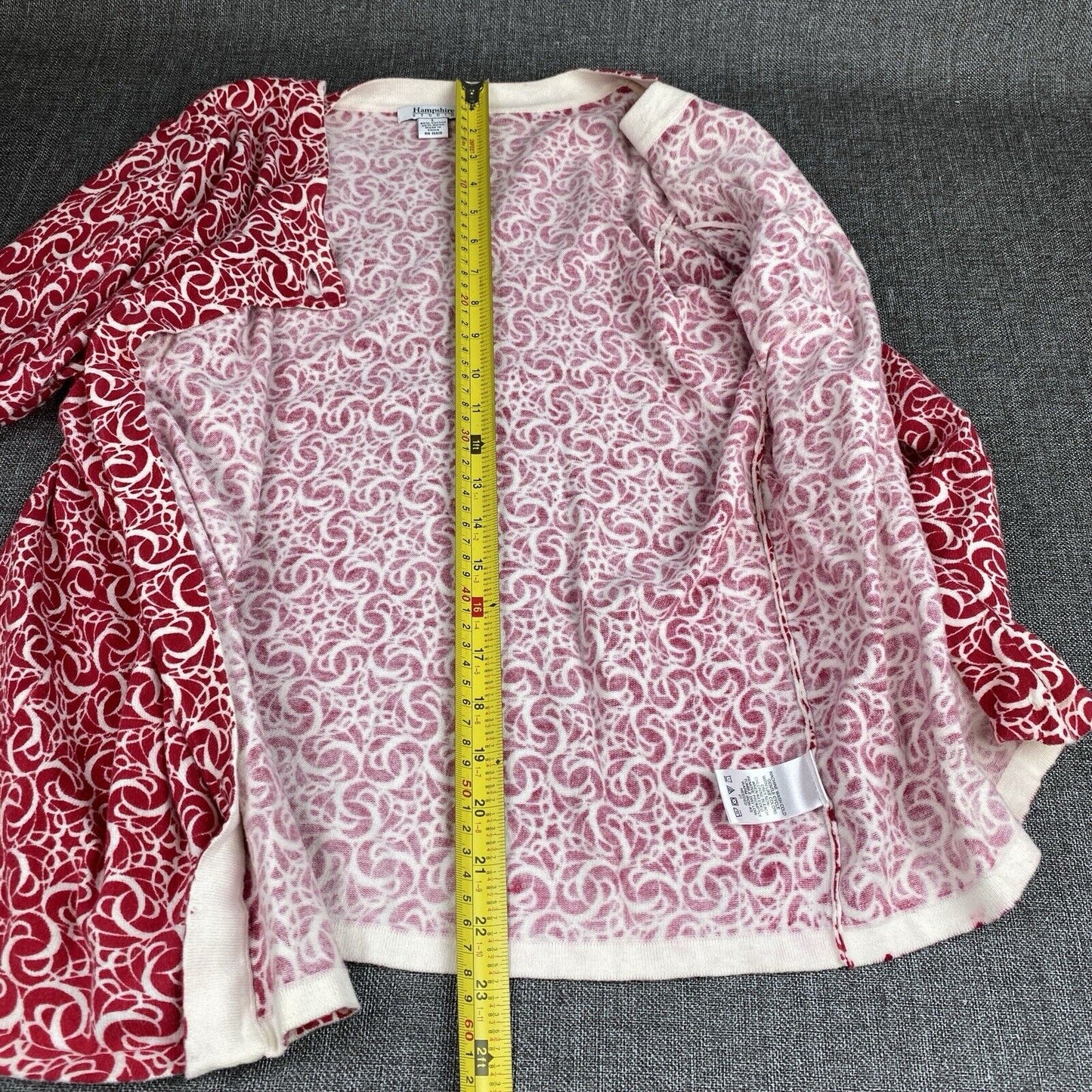 Hampshire Studio Top Button only Women's Cardigan 3/4 sleeve bell sleeve