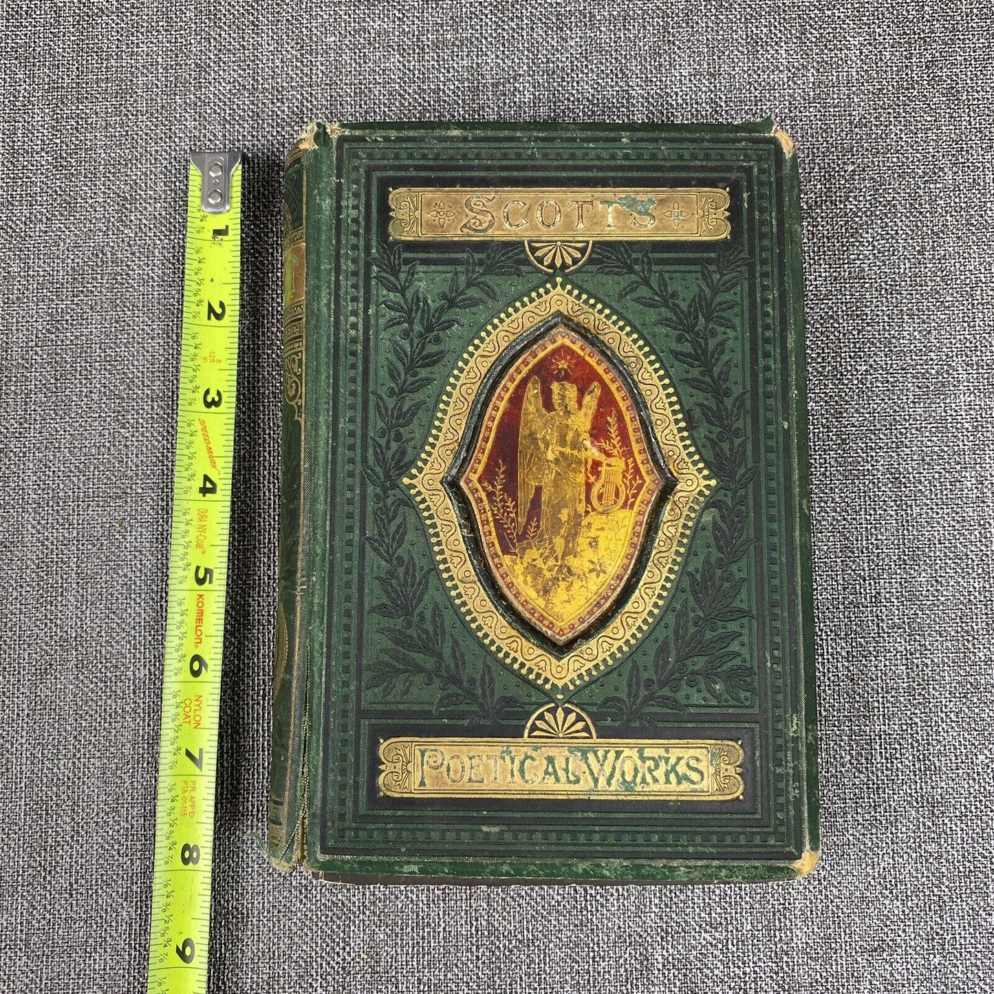 Antique Sir Walter Scott's Poetical Works Gall & Inglis Landscape Edition Rare