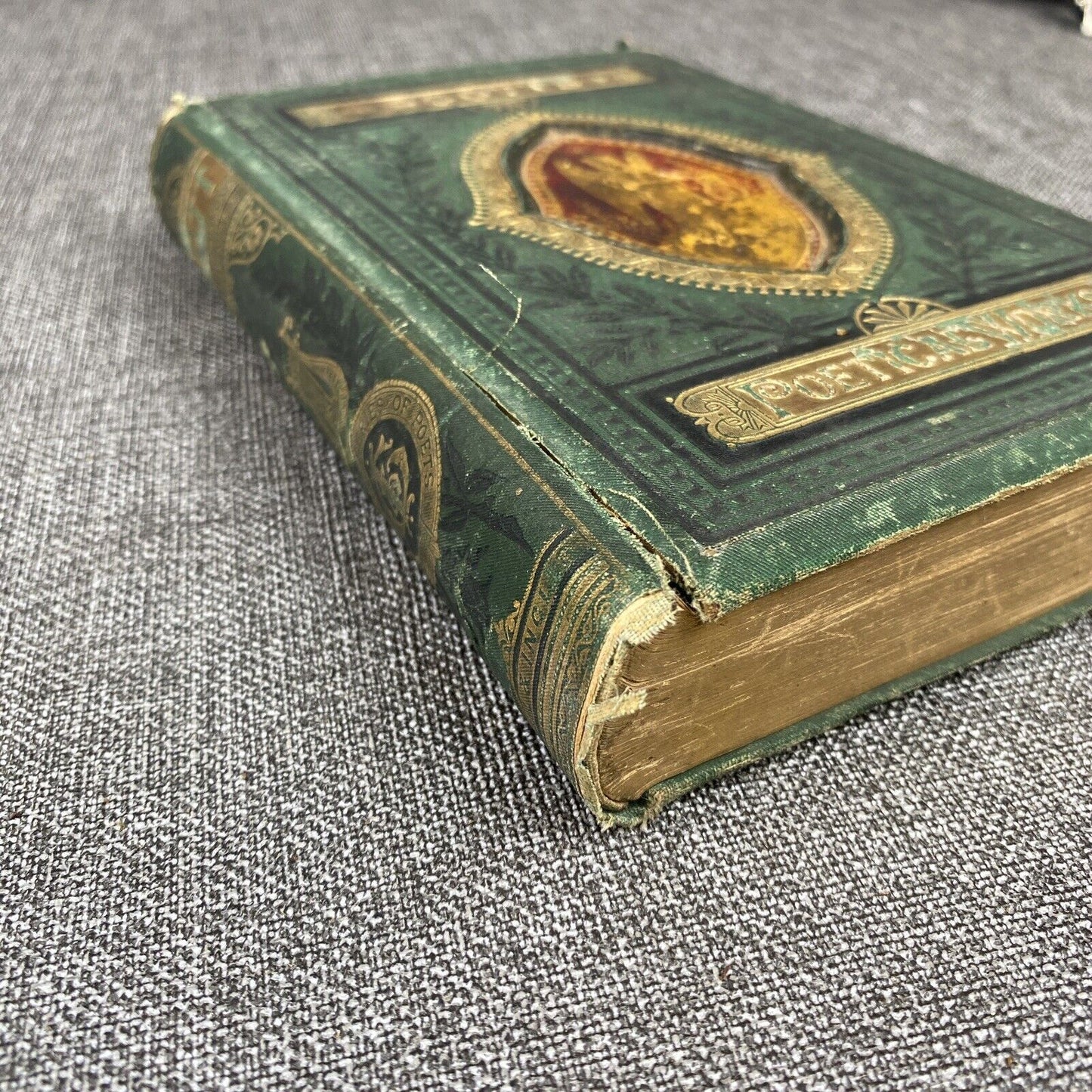 Antique Sir Walter Scott's Poetical Works Gall & Inglis Landscape Edition Rare
