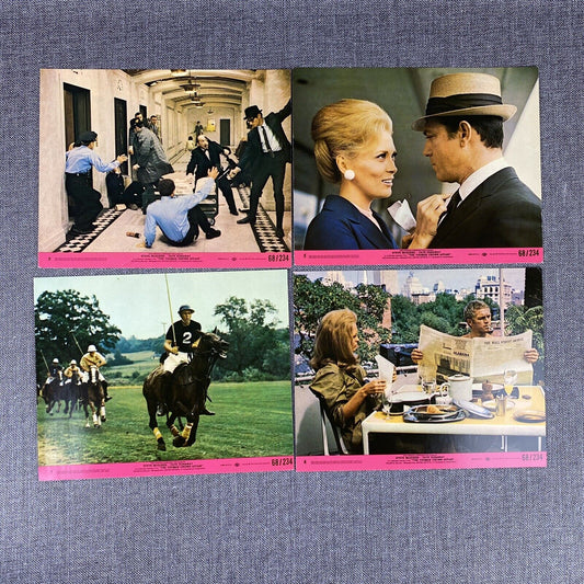 The Thomas Crown Affair 1968 Movie Photo Still LOT Steve McQueen Faye Dunaway