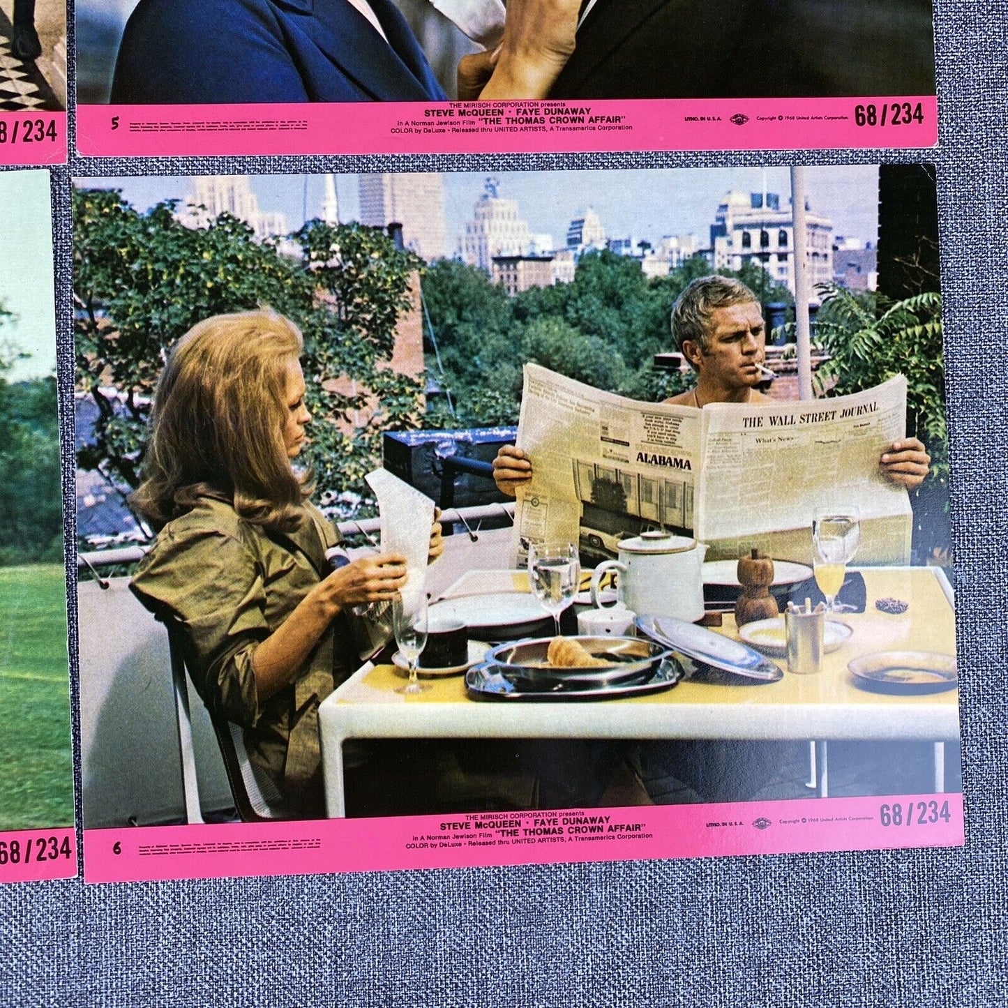 The Thomas Crown Affair 1968 Movie Photo Still LOT Steve McQueen Faye Dunaway