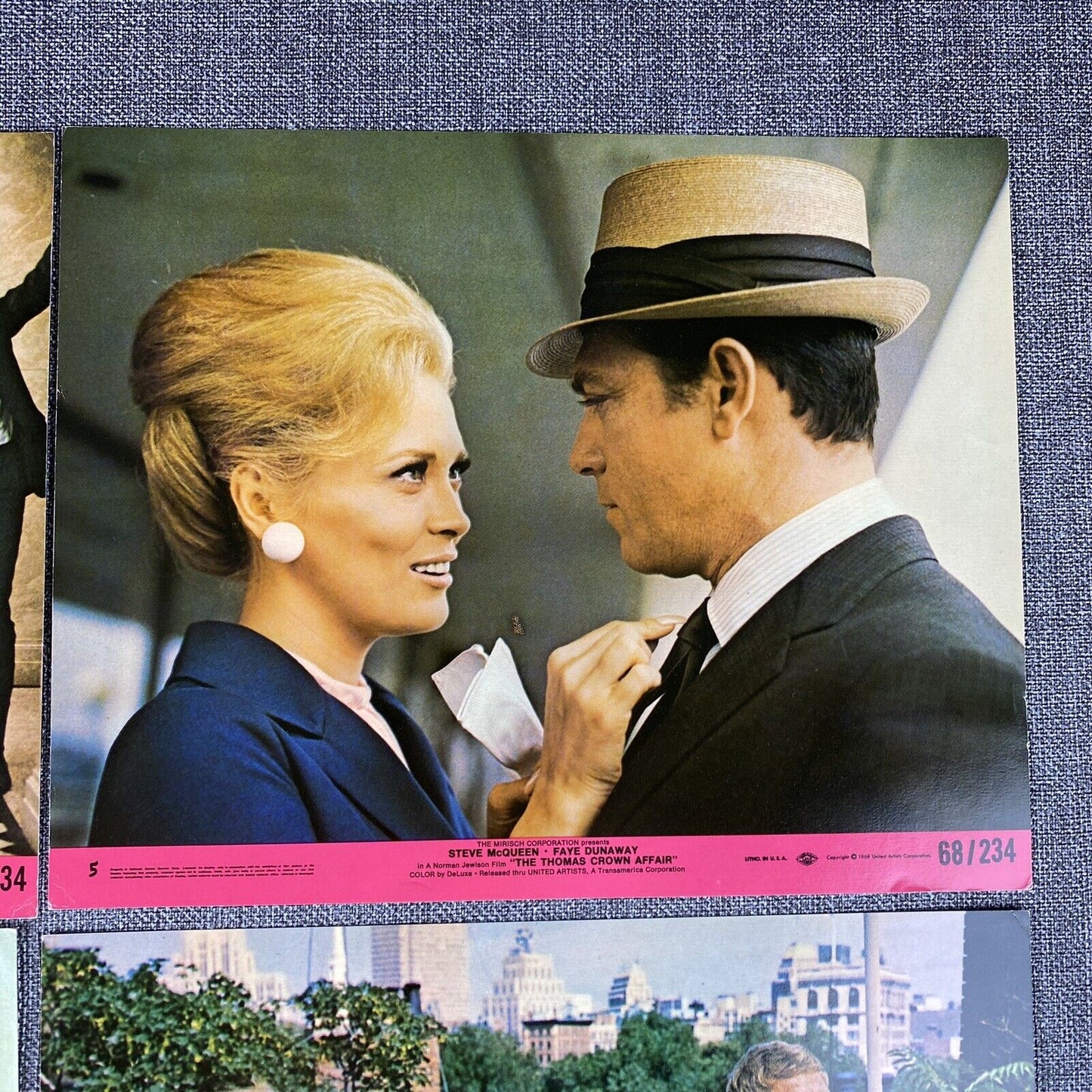 The Thomas Crown Affair 1968 Movie Photo Still LOT Steve McQueen Faye Dunaway