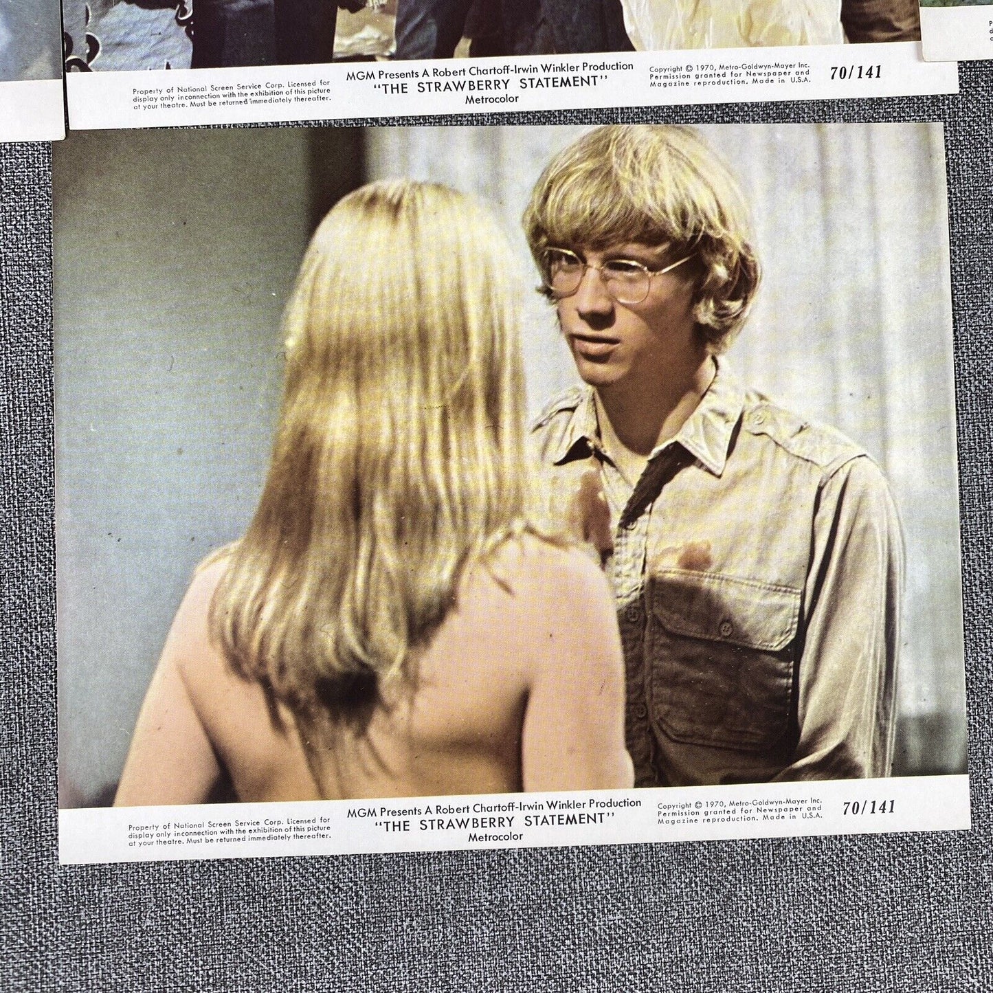 The Strawberry Statement 1970 Movie Photo LOT Bruce Davison Kim Darby Bud Cort