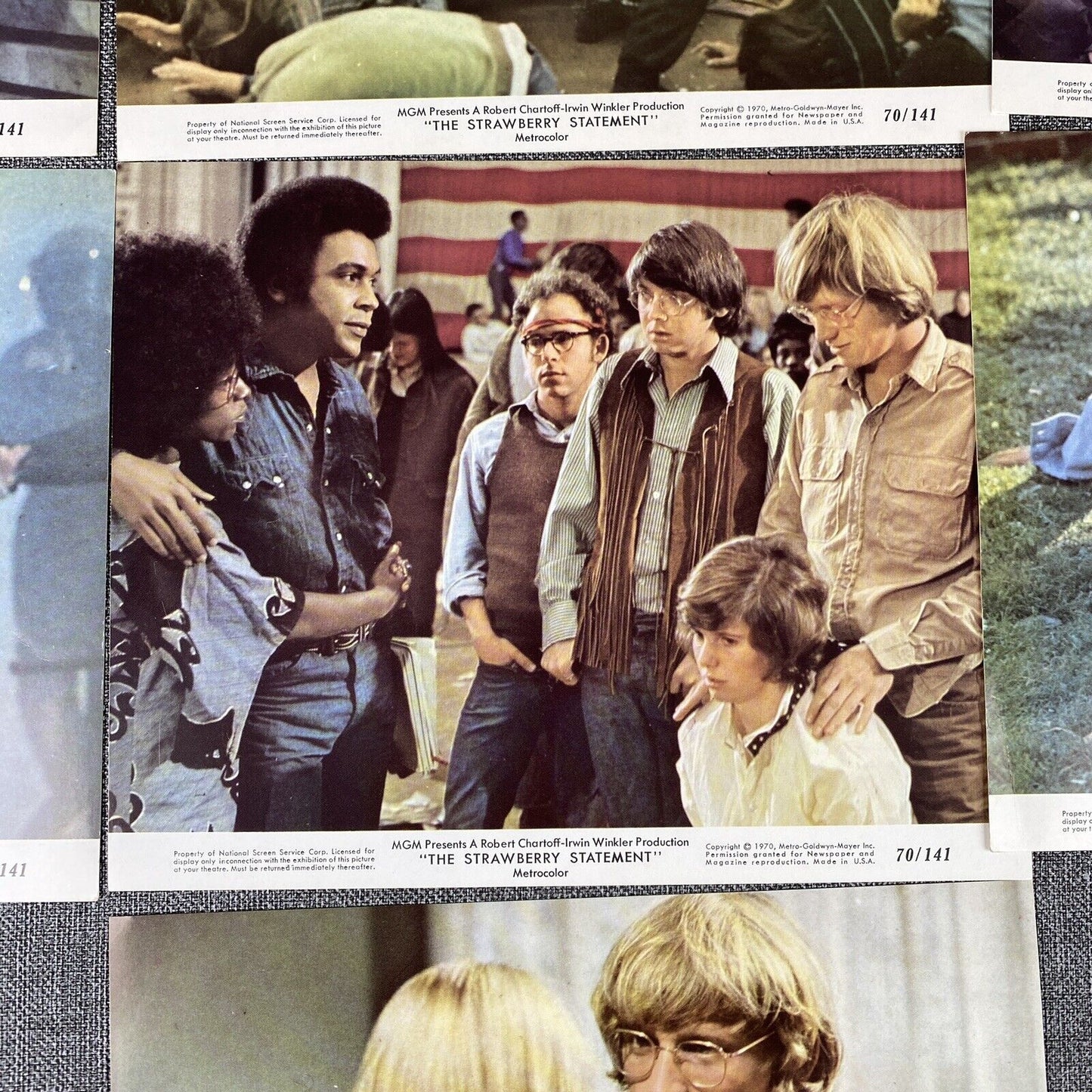 The Strawberry Statement 1970 Movie Photo LOT Bruce Davison Kim Darby Bud Cort