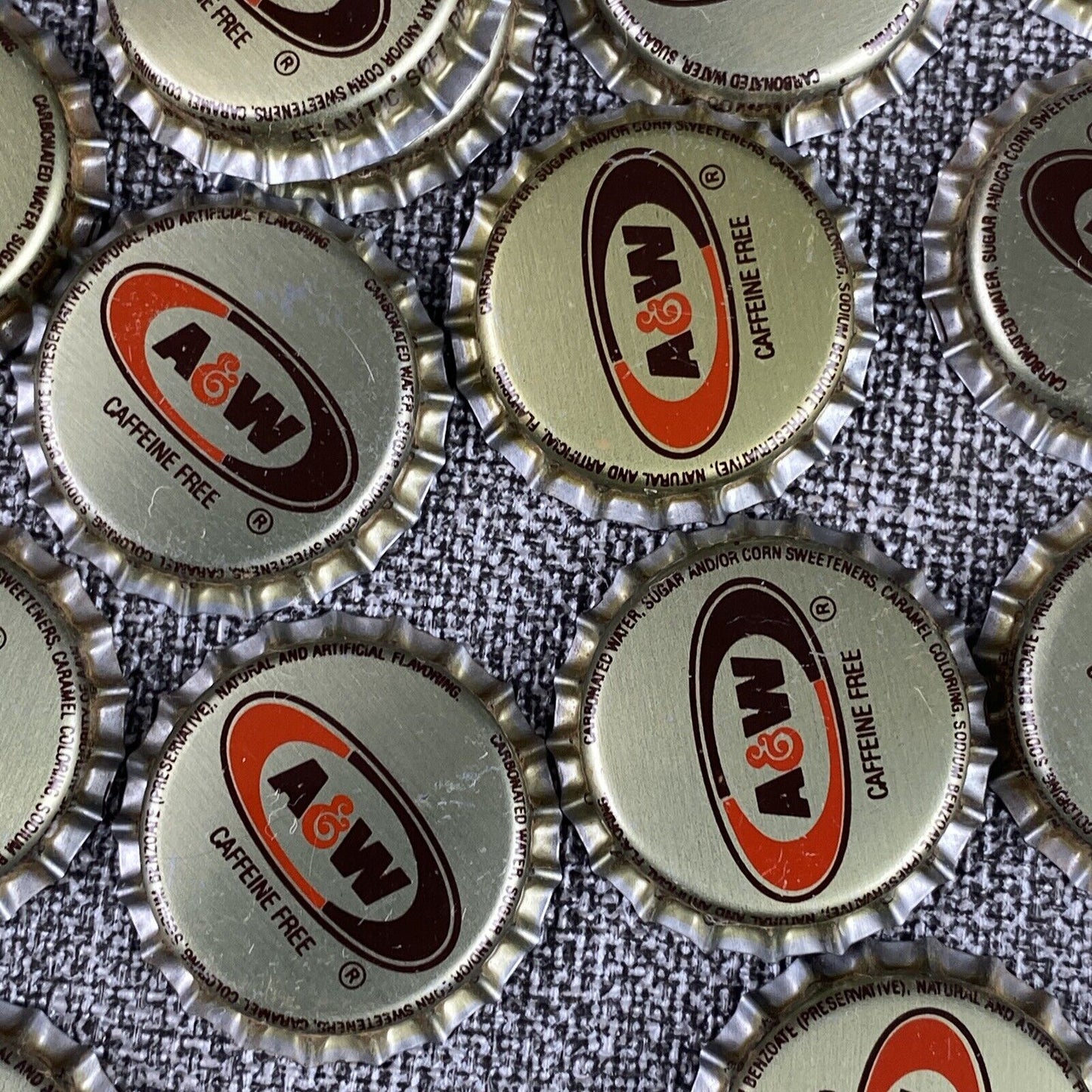 Lot of 95 Rootbeer Bottle Caps A&W Draft