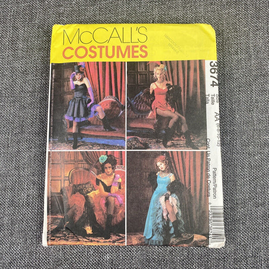 Size AA 6 - 12 Medieval Renaissance Dress Costume Simplicity Sewing Pattern 3674