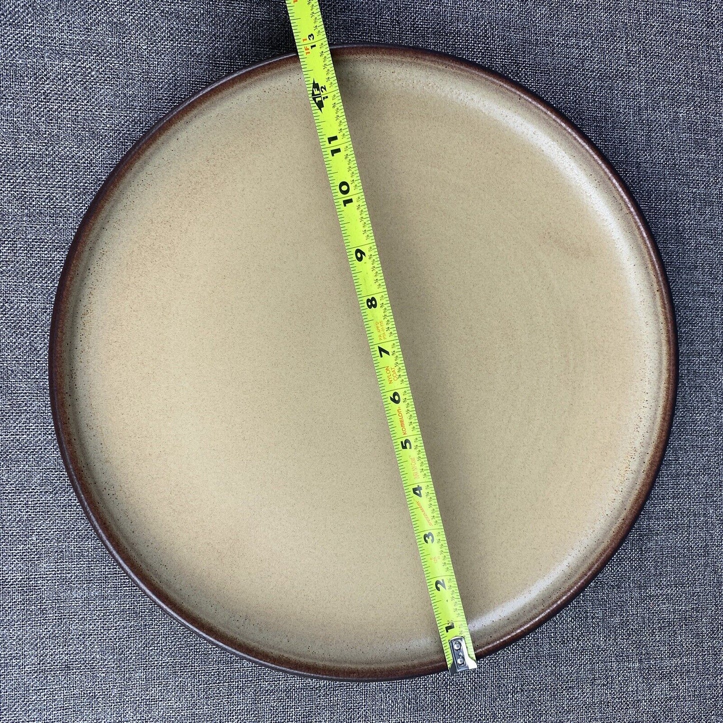 Vintage Heath Ceramics 13" Plate / Serving Platter Coupe Line Glaze