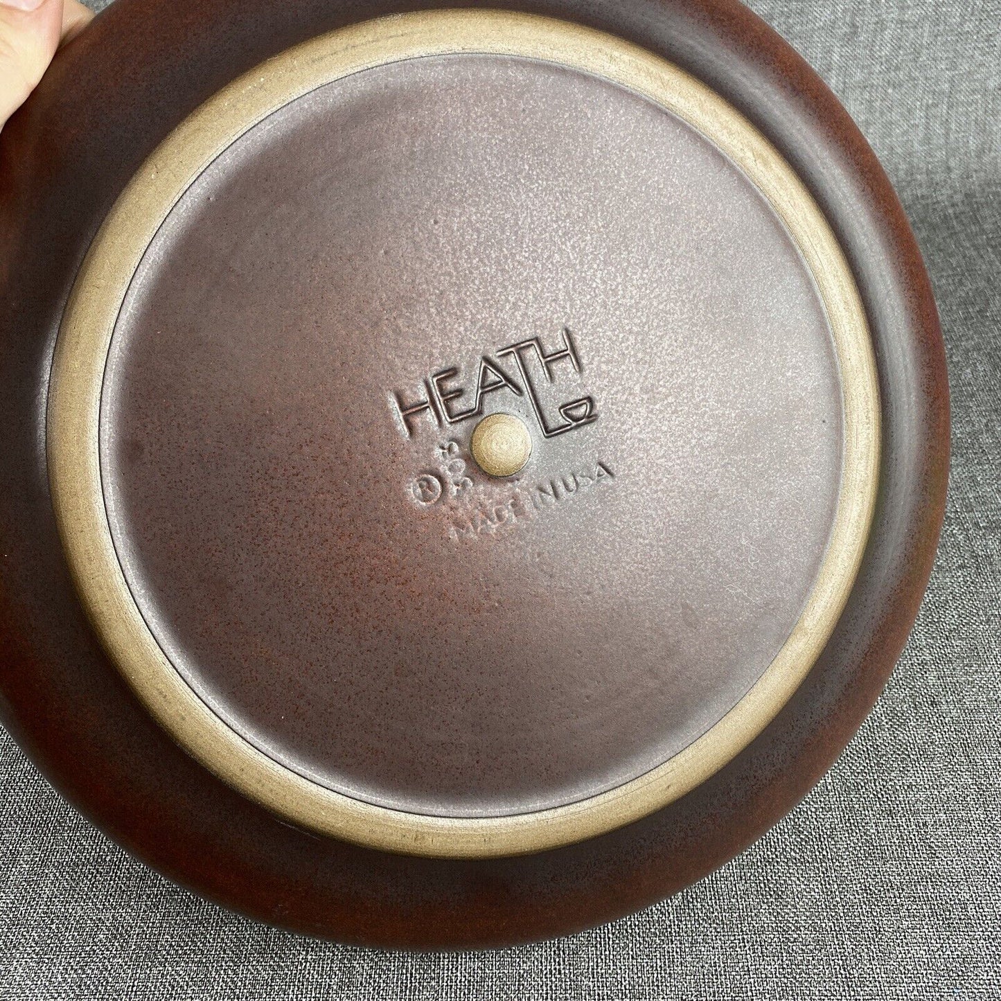 Vintage Heath Ceramics 13" Plate / Serving Platter Coupe Line Glaze