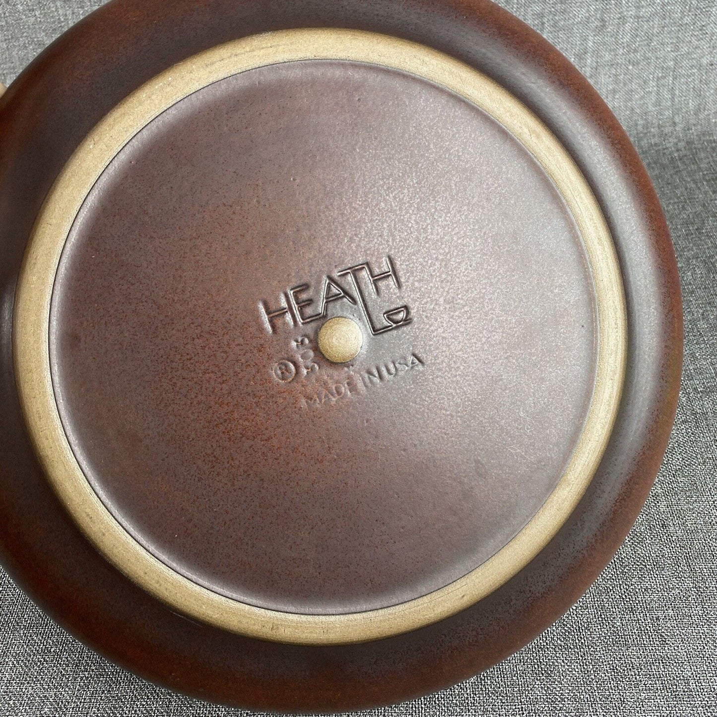 Vintage Heath Ceramics 13" Plate / Serving Platter Coupe Line Glaze