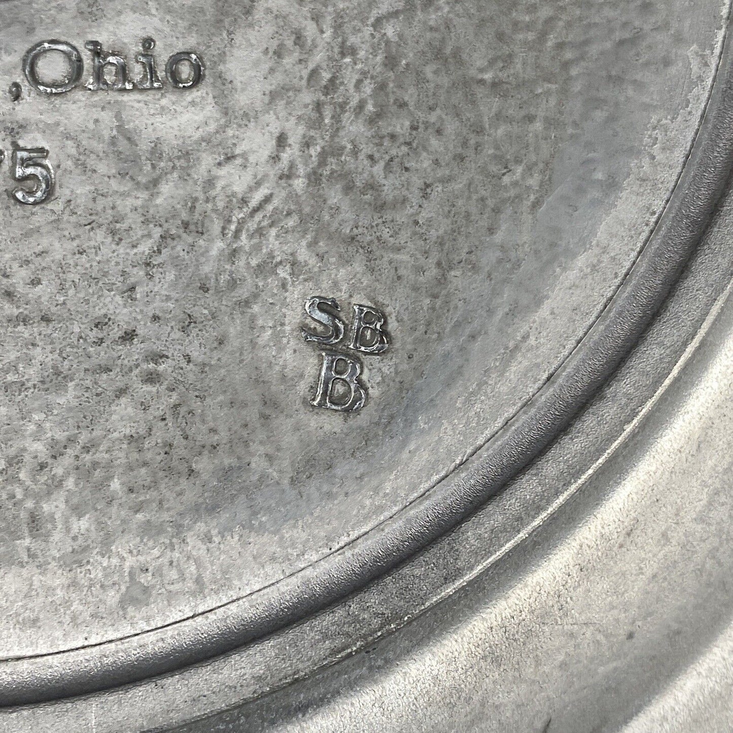1776-1976 Bicentennial Plate The Great American Revolution Pewter Plate Ohio