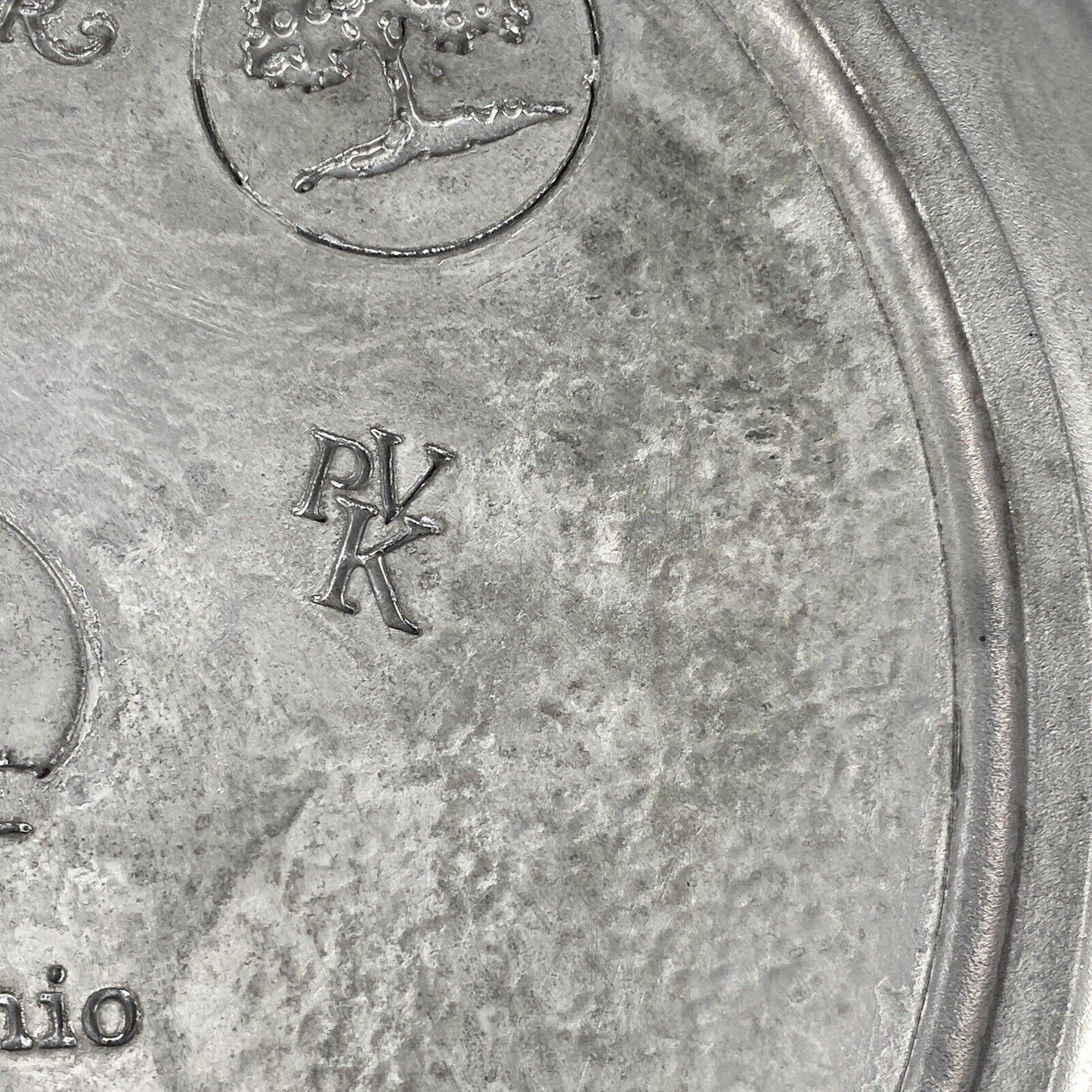 1776-1976 Bicentennial Plate The Great American Revolution Pewter Plate Ohio