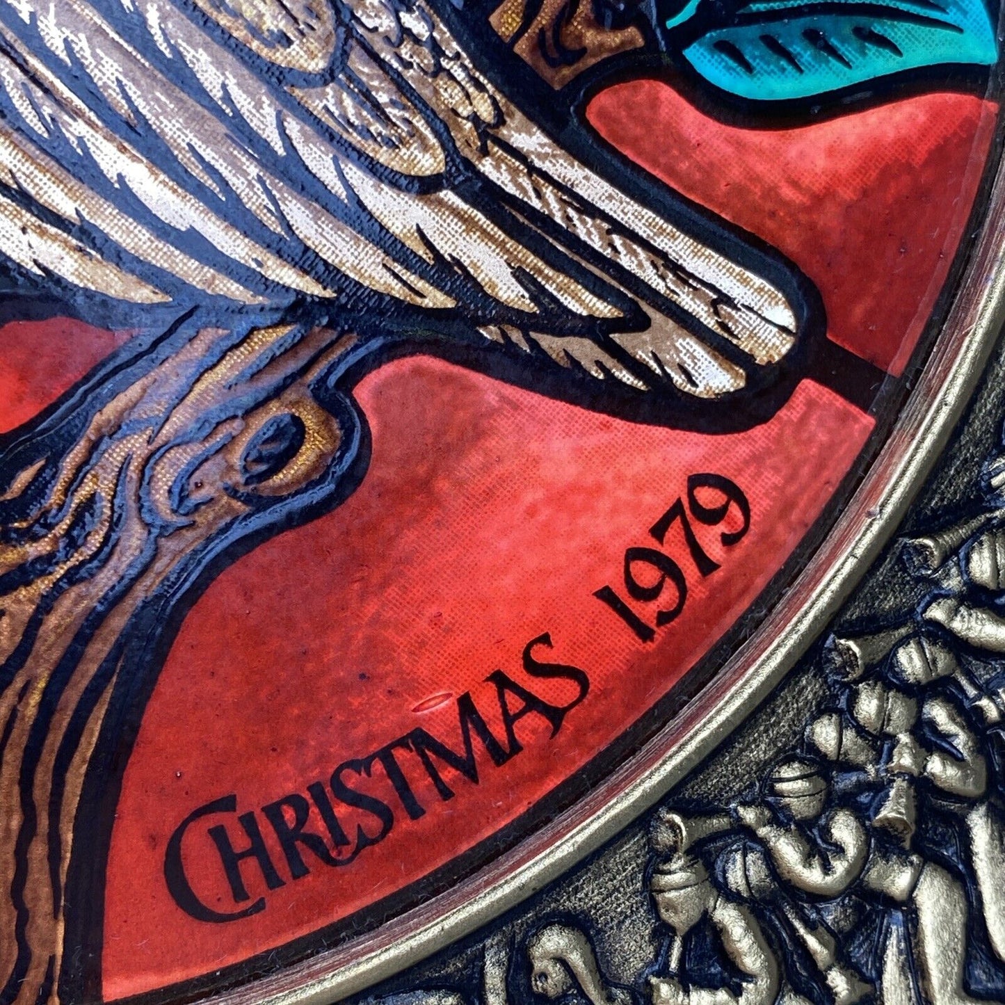 Christmas 1979 Collectors Plate Chilmark Fine Pewter Partridge Pear Tree