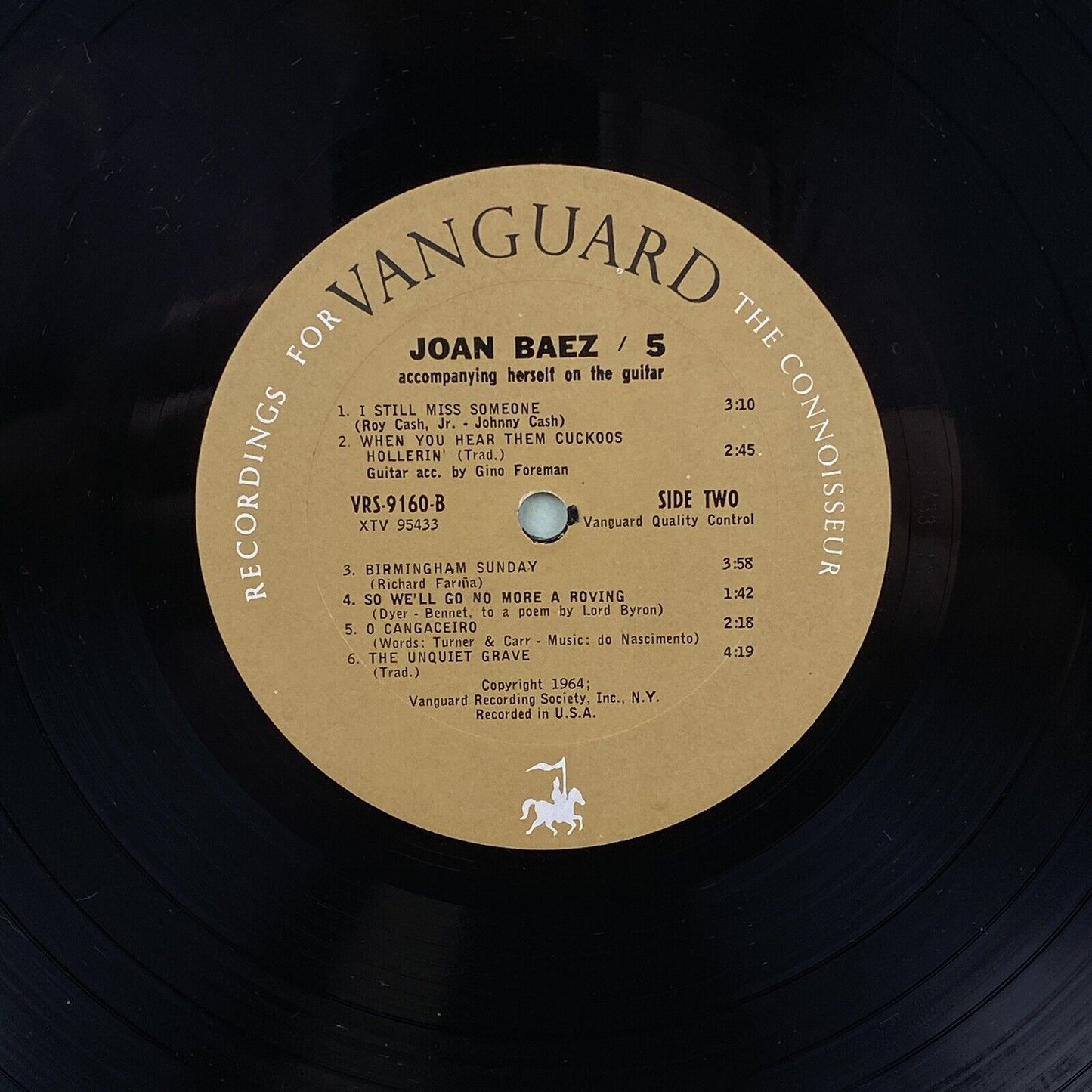 Joan Baez 5 Vanguard VRS-9160 Vinyl LP
