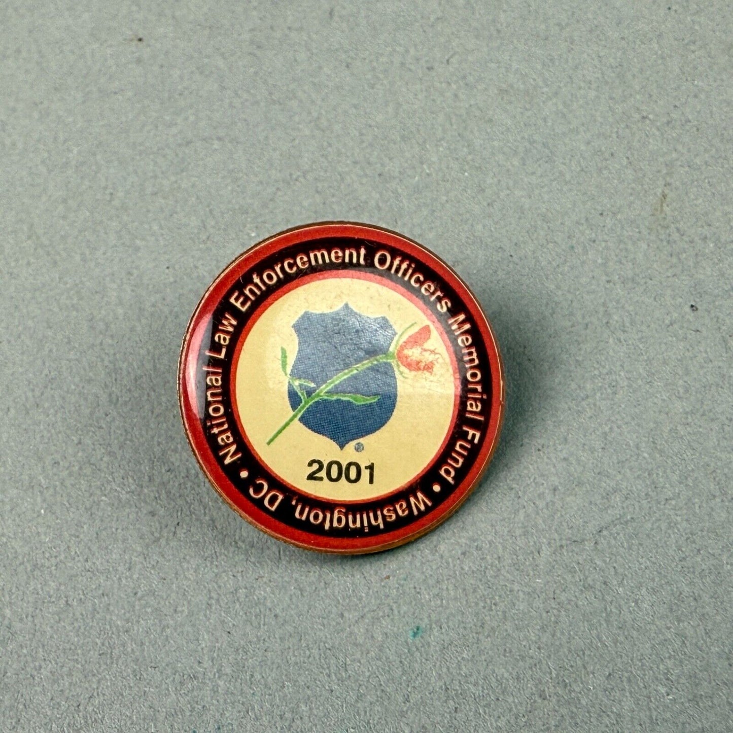 National Law Enforcement's Officer Memorial 2001 Lapel Hat Pin