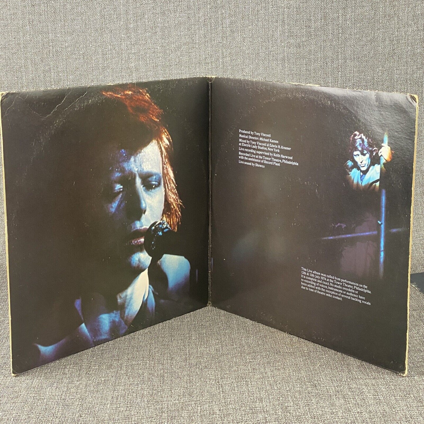 David Bowie David Live Original 2 Vinyl Record Set 1974