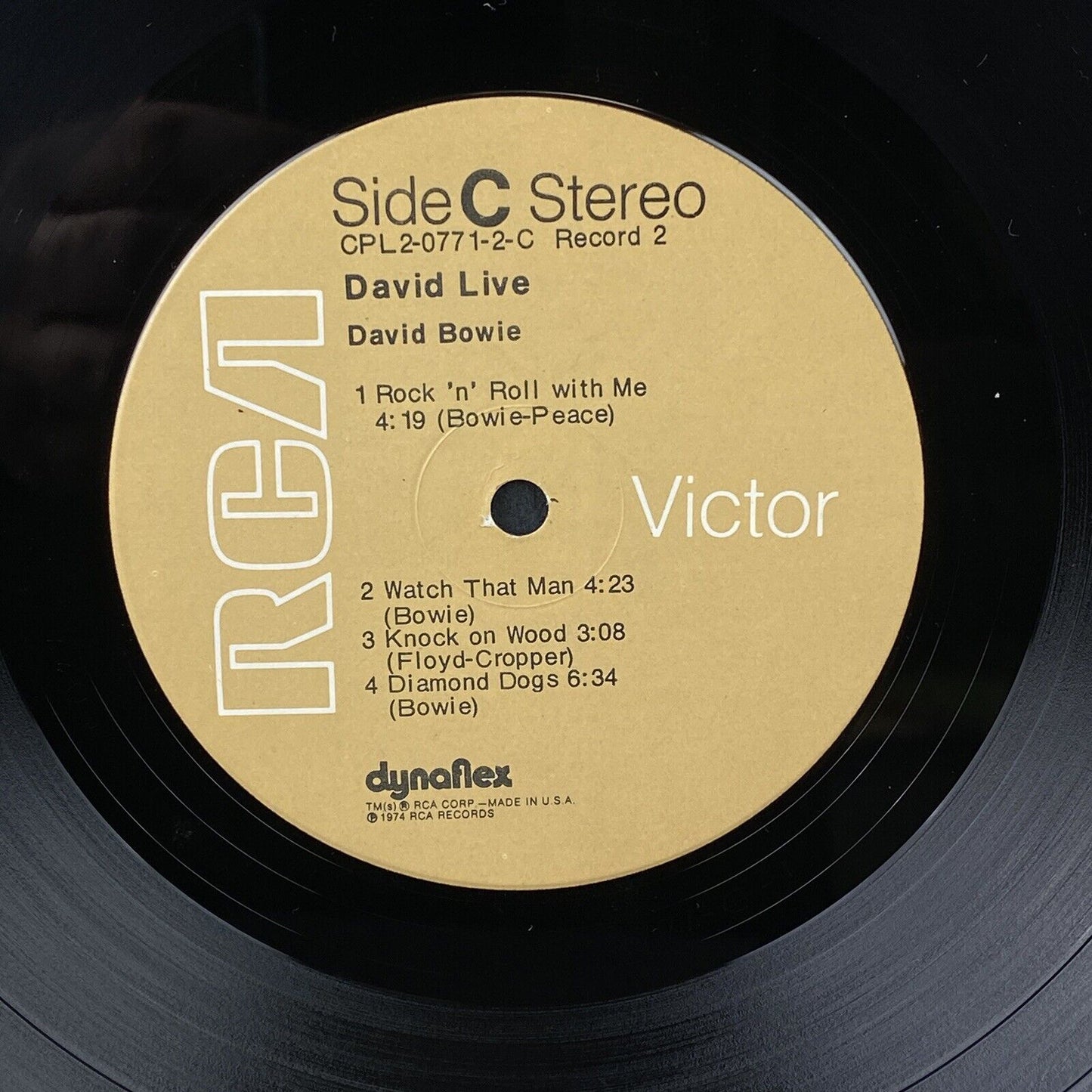 David Bowie David Live Original 2 Vinyl Record Set 1974