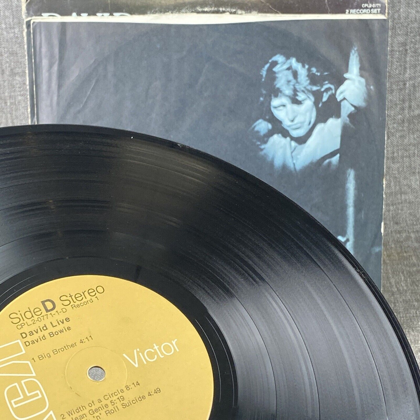 David Bowie David Live Original 2 Vinyl Record Set 1974
