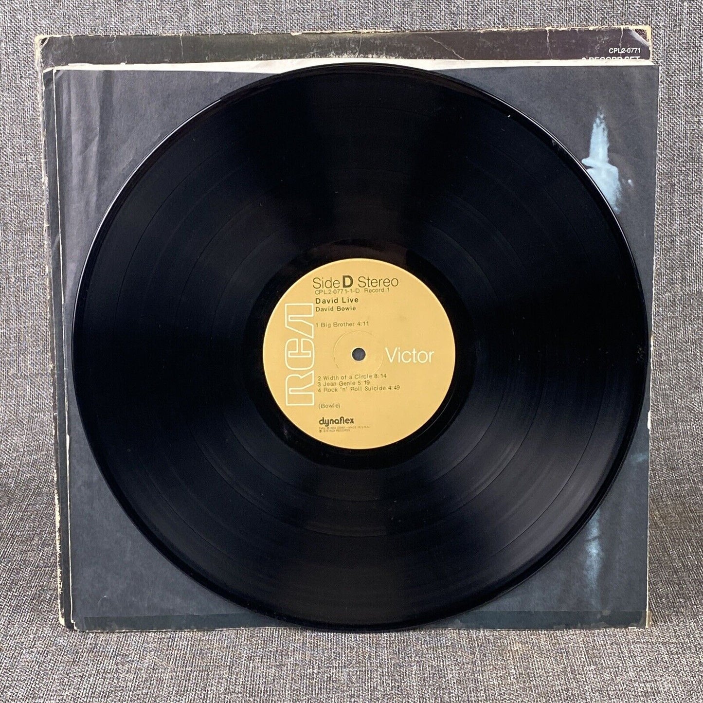 David Bowie David Live Original 2 Vinyl Record Set 1974