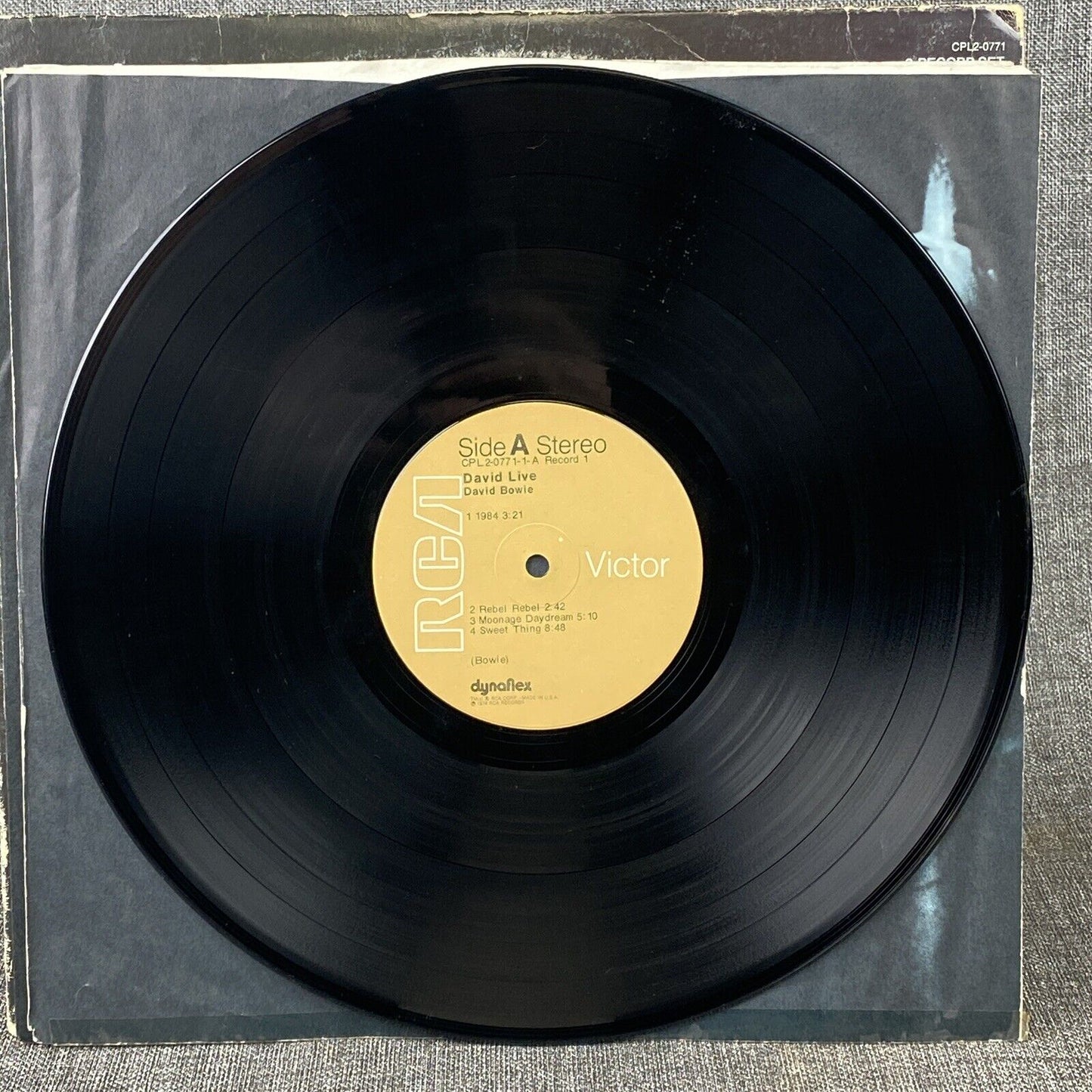 David Bowie David Live Original 2 Vinyl Record Set 1974