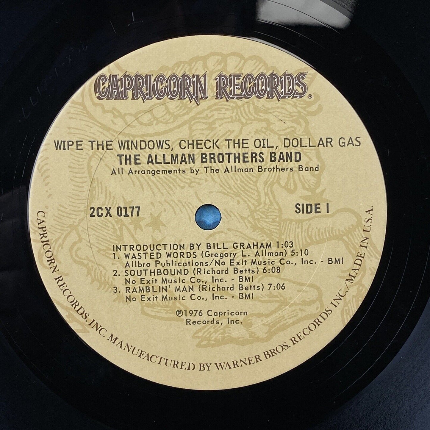 ALLMAN BROTHERS BAND Wipe The Windows.CAPRICORN 2XLP Gatefold