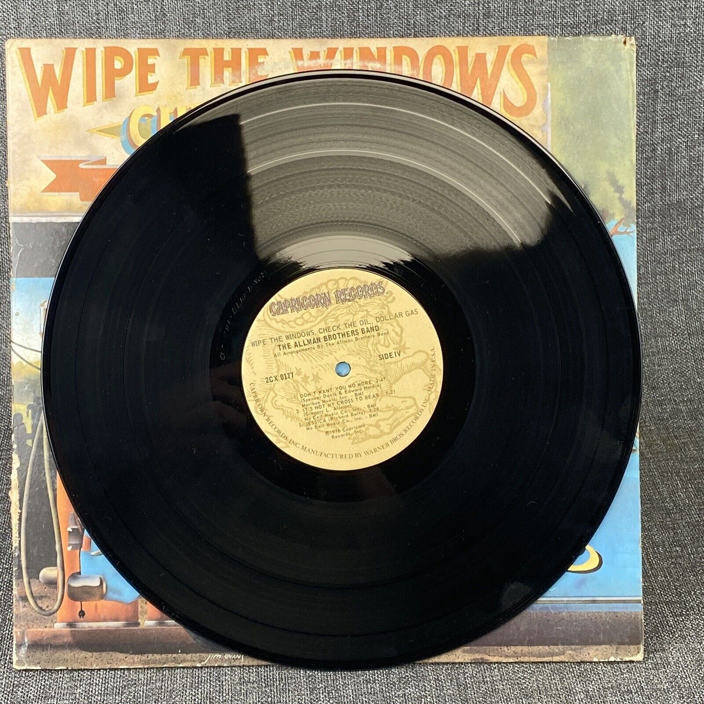 ALLMAN BROTHERS BAND Wipe The Windows.CAPRICORN 2XLP Gatefold