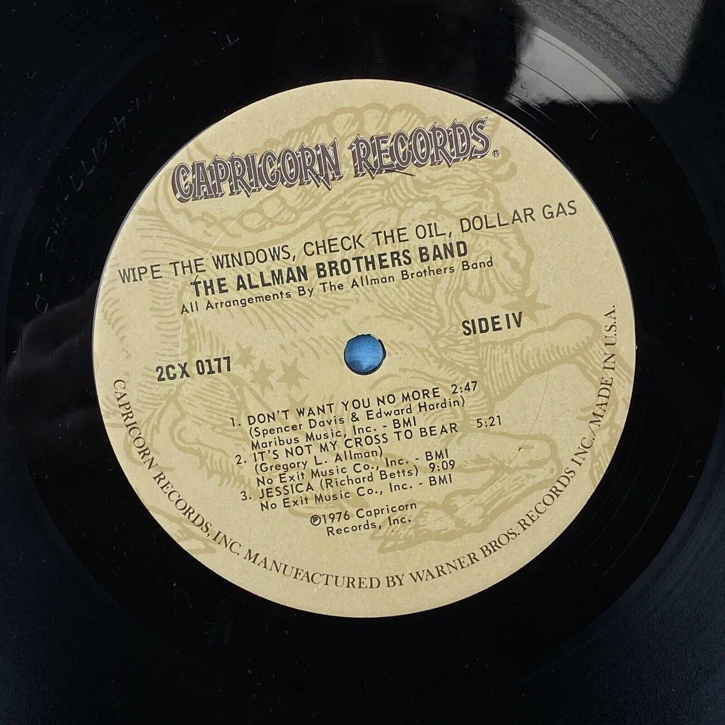 ALLMAN BROTHERS BAND Wipe The Windows.CAPRICORN 2XLP Gatefold