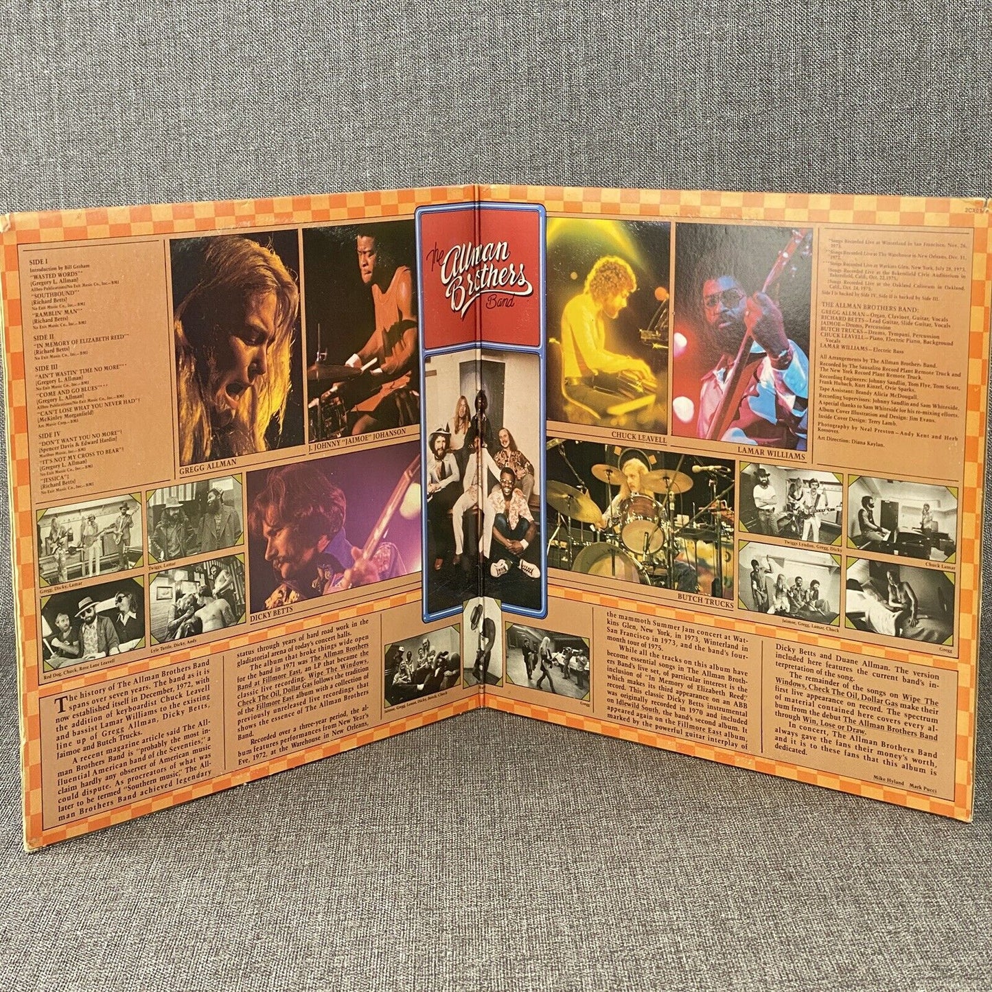 ALLMAN BROTHERS BAND Wipe The Windows.CAPRICORN 2XLP Gatefold