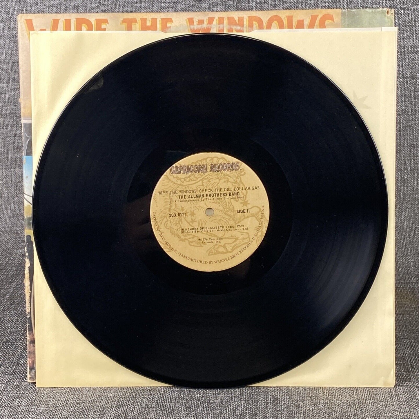 ALLMAN BROTHERS BAND Wipe The Windows.CAPRICORN 2XLP Gatefold