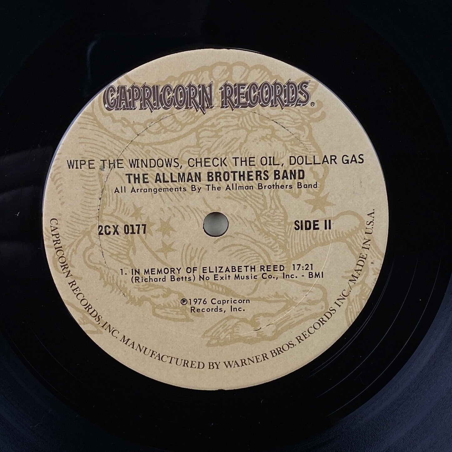 ALLMAN BROTHERS BAND Wipe The Windows.CAPRICORN 2XLP Gatefold