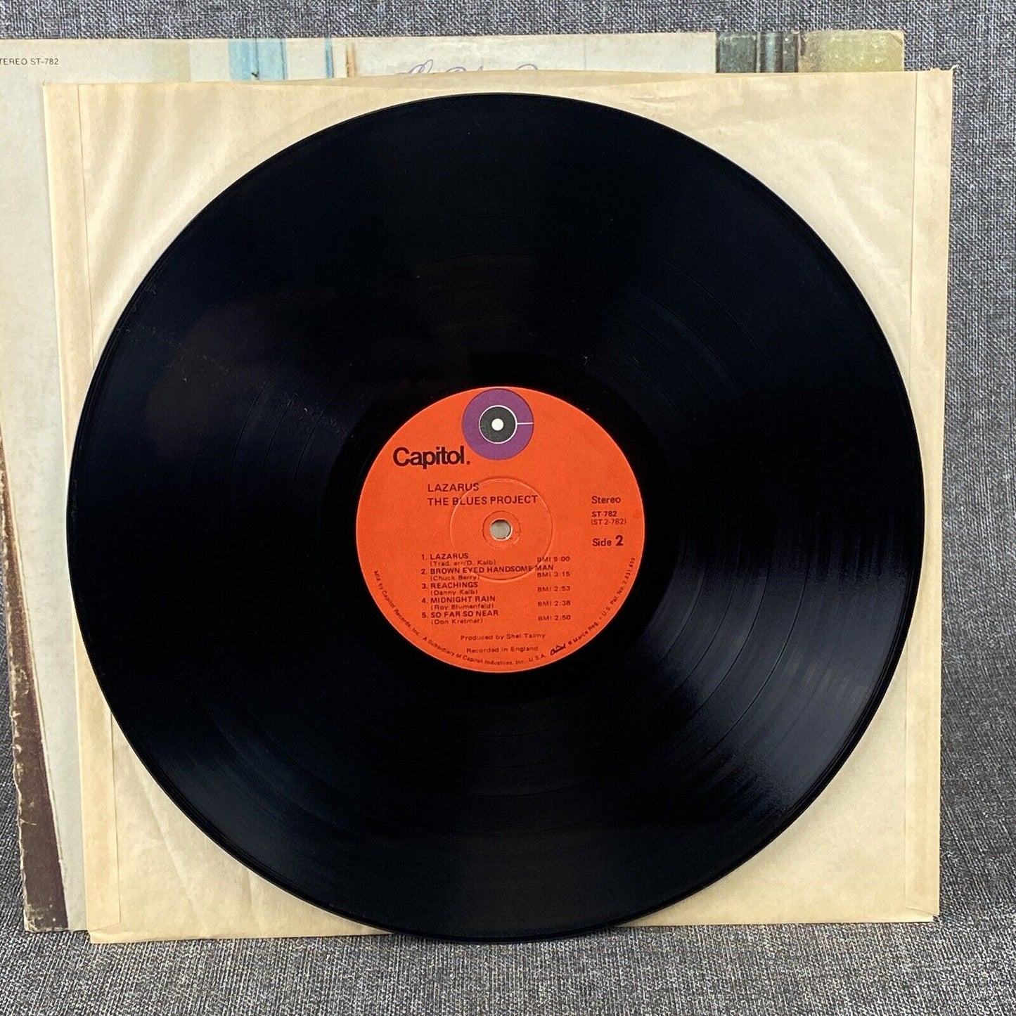 The Blues Project Lazarus ST-782 LP Vinyl LP Record