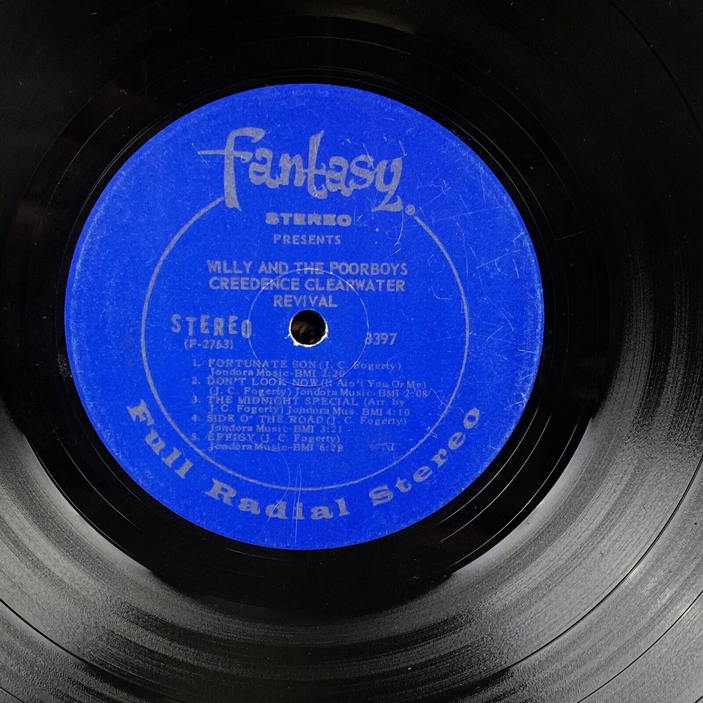 Creedence Clearwater Revival Willy and the Poorboys Fantasy Records Vinyl LP