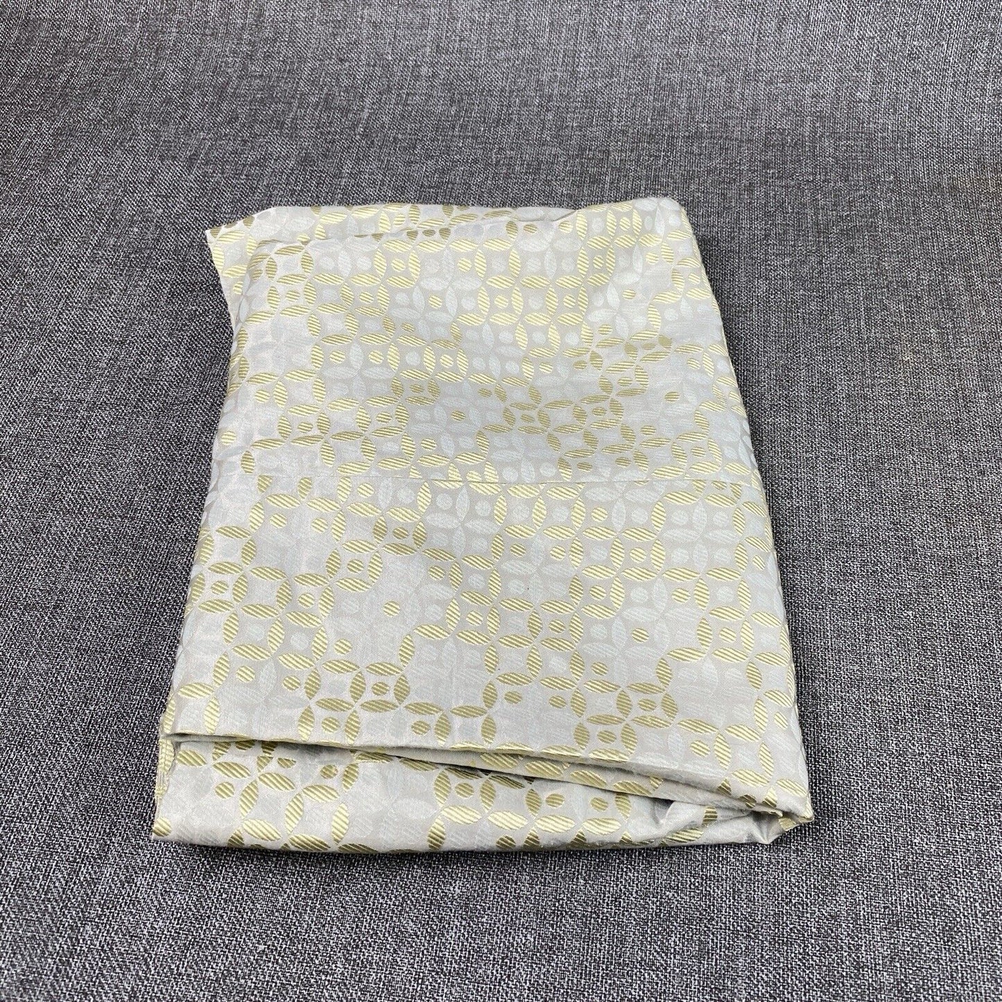 Sigrid Olsen Dress Pants Womens Size 6 Straight Leg Grey with Grey/Yellow Petals