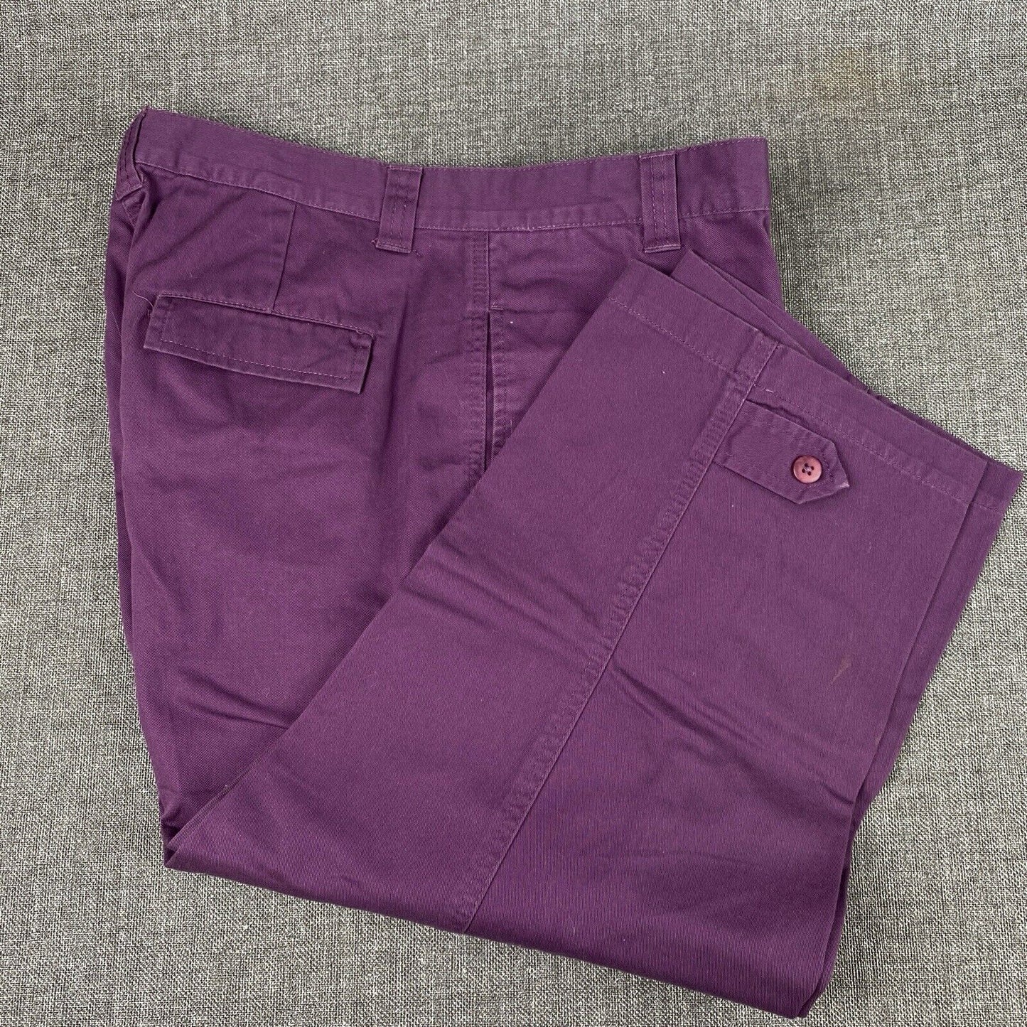 Christopher & Banks Capri Pants Women Size 10 Deep Purple