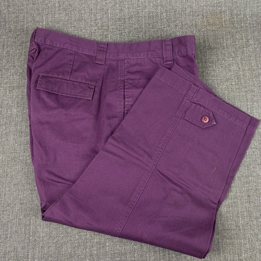 Christopher & Banks Capri Pants Women Size 10 Deep Purple