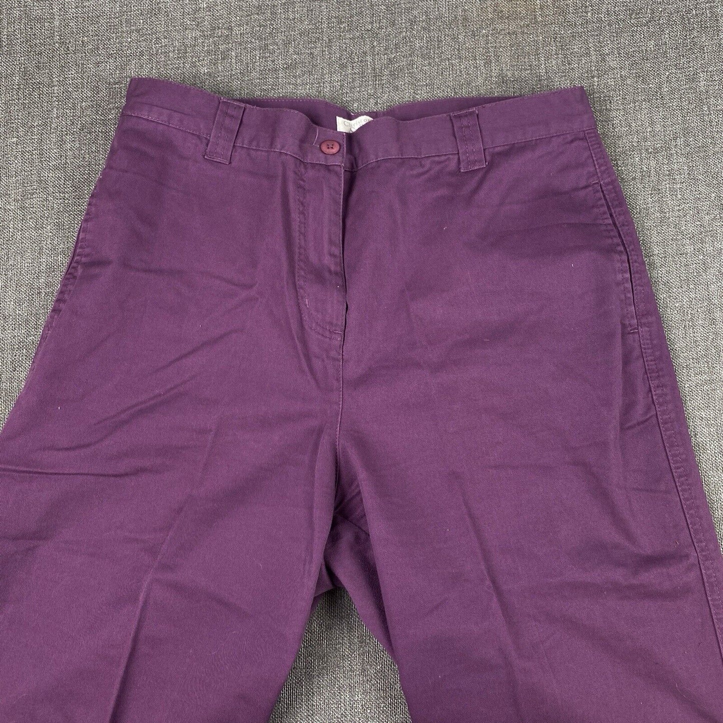 Christopher & Banks Capri Pants Women Size 10 Deep Purple