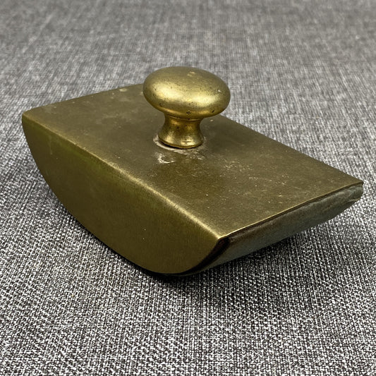 Vintage Brass Ink Roller Blotter Office Decor
