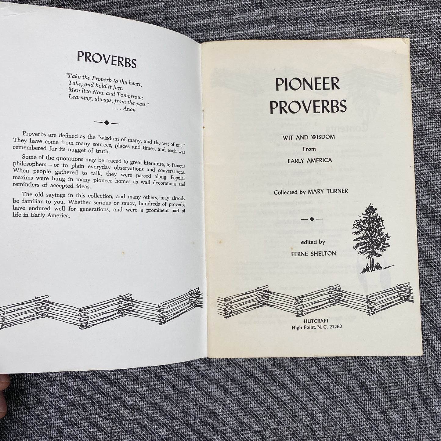 Ferne Shelton - Pioneer Comforts, Remedies, Proverbs 1965, 1971