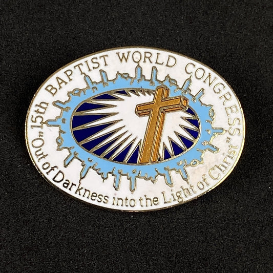 15th Baptist World Congress Church Vintage Pin