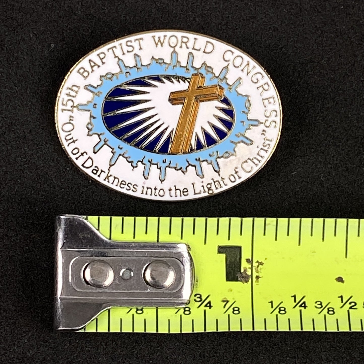 15th Baptist World Congress Church Vintage Pin